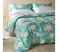 Caleffi 1003763 Raso di Cotone Giada Trapunta per Matrimoniale Letto, Taglia Unica (19396)