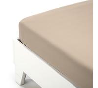 Caleffi 1226 Cotone Tinta Unita Inferiore Lenzuolo per Matrimoniale Letto, Corda