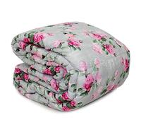 Caleffi 17955, Microfibra Grazia Trapunta per Matrimoniale Letto, Grigio