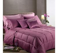 Caleffi Trapunta 18542 Raso di Cotone per Letto Matrimoniale Mauve