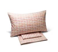 Caleffi 19496, Cotone Lagom Completo Lenzuola per Singolo Letto, Corallo