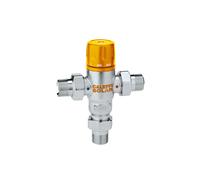 CALEFFI 2521 MISCELATORE TERMOSTATICO REGOLABILE PER IMPIANTI SOLARI