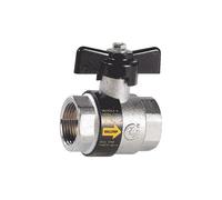 CALEFFI - 3230 BALLSTOP VALVOLA A SFERA G 1/2" CON RITENUTA INCORPORATA ATTACCHI F-F 323040