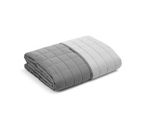 Caleffi 49198 Microfibra Modern Copriletto Primaverile per Matrimoniale Letto, Grigio (5258)