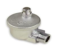 Caleffi 504401 AERCAL Valvola di sfiato automatica AG, 1/2", in Ottone Pressato, con Tappo di Sicurezza Igroscopico
