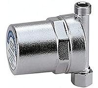 Caleffi 525150 Ammortizzatore del Colpo d’Ariete per Lavatrici , in Ottone Cromato, Misura 3/4" F x Calotta 3/4" M