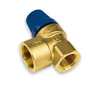 Caleffi 531480 Valvola di Sicurezza a Membrana 1/2" x 3/4", Multicolore