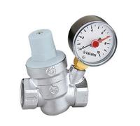 Caleffi Riduttore di pressione 533251 in ottone con manometro 3/4