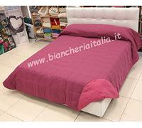 Caleffi 55166 Microfibra Mia Calduccia Coperta Mezza Stagione per Matrimoniale Letto, Bordeaux