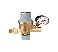 Caleffi 553640 Gruppo di Riempimento Automatico Pretarabile 1/2 Pollice Anticalcare, Ispezionabile, con Indicatore della Pressione di Taratura, Rubinetto, Filtro, Valvola di non Ritorno e Manometro