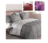 Caleffi 58028 Microfibra Modern Trapunta per Piazza e Mezza Letto, Corallo (9190)