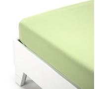 Caleffi 59049 Jersey Inferiore Lenzuolo per Matrimoniale Letto, Menta