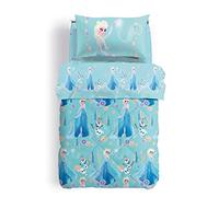Caleffi 65928 Microfibra Disney Frozen Magia Trapunta per Singolo Letto, Taglia Unica