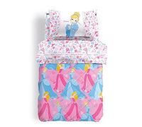 Caleffi 65929 Cotone Disney Princess-Festosa Trapunta per Singolo Letto, Taglia Unica