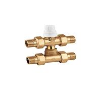 Caleffi 678050 Valvola Zona 3 Vie con Tee di By-Pass, 3/4"