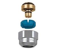 Caleffi 681 - Adattatore/A regolabile cromato/cromato interno 10,5 - 11 esterno 16 - 18