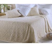 Caleffi 68133 Cotone St.Tropez Copriletto Estivo per Matrimoniale Letto, Beige