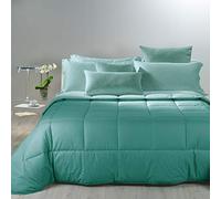 Caleffi 69623 Cotone Bicolor Trapunta per Matrimoniale Letto, Anice