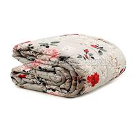 Caleffi 73802 Microfibra Soave Calduccia Coperta Mezza Stagione per Matrimoniale Letto, Tortora