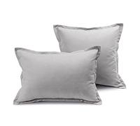 Caleffi 74976 Microfibra Modern Arredo Cuscino, Grigio