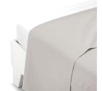 Caleffi 76334 Cotone Tinta Unita Superiore Lenzuolo per Matrimoniale Letto, Sabbia