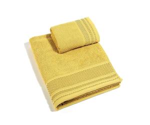 Caleffi 76367 Cotone Gim Asciugamano Ospite, Oro