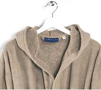 Caleffi 78057 Cotone Arcobaleno Accappatoio con Cappuccio, X-Grande/XX-Grande, Sabbia