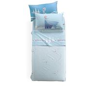 Caleffi 79973 Cotone Disney Frozen Inverno Completo Lenzuola per Singolo Letto, Multicolor