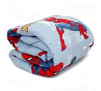 Caleffi 80468 Cotone Marvel Spider Man Time Trapunta per Piazza e Mezza Letto, Taglia Unica