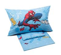 Caleffi 81612 Cotone Spider Man Wall Completo Lenzuola per Singolo Letto, Multicolor