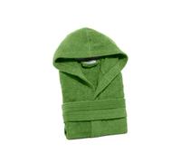 Caleffi Accappatoio Con Cappuccio In Cotone Minorca 3Xl Verde Spugnissima