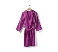 Caleffi - Accappatoio con cappuccio Microspugna Tinta Unita L/XL Azalea