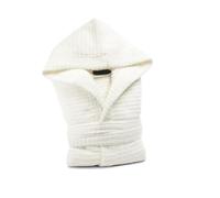 Caleffi - Accappatoio con cappuccio - Stripe - Cotone naturale 100% - 420gr