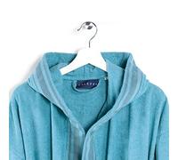 Caleffi Accappatoio in Cotone Turchese Gim - 76326