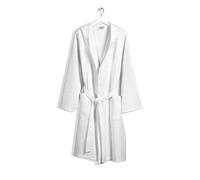 Caleffi Polo Accappatoio con Cappuccio, Cotone, Bianco, M, 69377