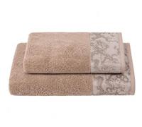 Caleffi Alviero Martini 1A Classe by Coppia Asciugamani Made in Italy in Spugna di Puro Cotone con Bordo Jacquard