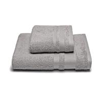 Caleffi Asciugamano con Ospite in Cotone Minorca Grigio - 1000507