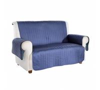 Caleffi Bicolor Copridivano Salvadivano, Cotone, Blu, 1 Posti, 78203