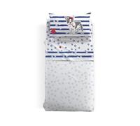 Caleffi Completo Lenzuola Bill Letto Singolo Blu