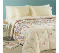 Caleffi - Caldo Piumone Trapunta Invernale Letto Due Piazze Matrimoniale Morbida Trapunta 300 gr/sqm Puro Cotone Stampa Digitale Serra