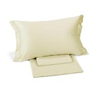 Caleffi Class - Completo Letto Matrimoniale Raso Composto da Lenzuola Matrimoniali Cotone 100% 240x285 + 1 Lenzuolo con Angoli Matrimoniale Coprimaterasso Sotto 180x200 + 2 Federe Cuscino Letto 50x80