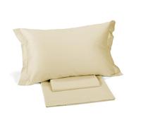 Caleffi Class - Completo Letto Matrimoniale Raso Composto da Lenzuola Matrimoniali Cotone 100% 240x285 + 1 Lenzuolo con Angoli Matrimoniale Coprimaterasso Sotto 180x200 + 2 Federe Cuscino Letto 50x80