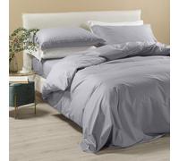 Caleffi Copripiumino Matrimoniale Percalle Grigio in Percalle - 69516