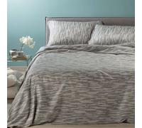 Caleffi - Completo-copripiumino Fusion Floreale Matrimoniale Grigio