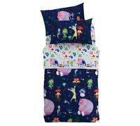 Caleffi completo copripiumino in 100% cotone singolo inside out 2