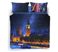 Caleffi Completo copripiumino MATRIMONIALE 250x200+40 Collezione Sogni di Viaggio by Marco Carmassi (Magical London)