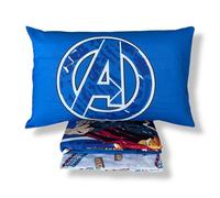 Caleffi Completo Copripiumino Singolo in 100% Cotone Blu Set Una Piazza con sacco copripiumone, lenzuolo inferiore e una federa