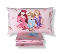 Caleffi Completo Copripiumino Singolo in 100% Cotone Rosa Set Una Piazza con sacco copripiumone, lenzuolo inferiore e una federa