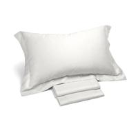 Caleffi - Completo Letto Matrimoniale in Raso Composto da Lenzuola Matrimoniali Cotone 100% 240x285 + 1 Lenzuolo con Angoli Matrimoniale Coprimaterasso Sotto 180x200 + 2 Federe Cuscino Letto 50x87