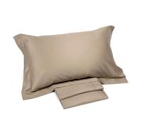 Caleffi - Completo Letto Matrimoniale in Raso Composto da Lenzuola Matrimoniali Cotone 100% 240x285 + 1 Lenzuolo con Angoli Matrimoniale Coprimaterasso Sotto 180x200 + 2 Federe Cuscino Letto 50x83